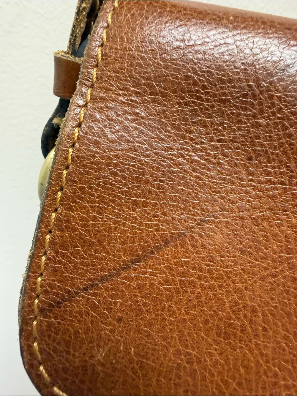Patricia Nash Brown Leather Messenger Crossbody